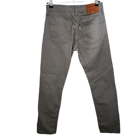 Levi's Mens 508 Tappered Gray Denim Jeans Size 28x30 - Picture 4 of 9
